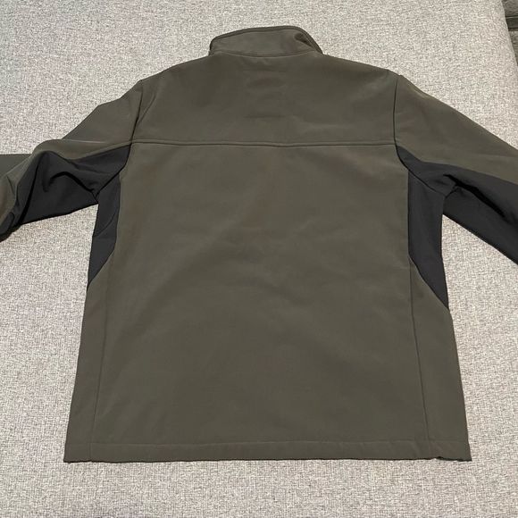 TUMI Soft Shell Sherpa Lined Jacket Mens
Size L Green & Black - Picture 7 of 7